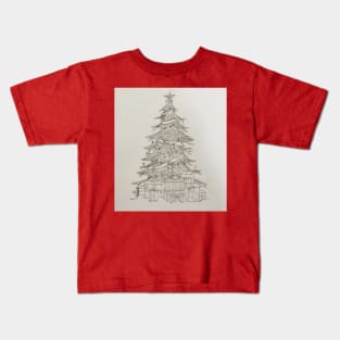 Christmas Tree and Gifts by MC Kids T-Shirt